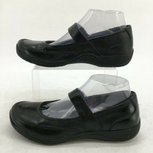 Dansko Edith Mary Jane Shoes Womens 38 Black Leather Comfort Slip On 1951020200